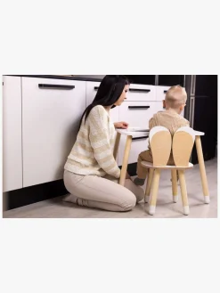 Family-SCL Kanin Bord & Stol Sæt, Hvid