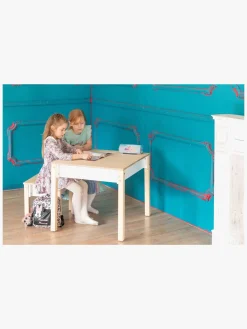 Family-scl Smart Opbevaring Bord med Stol, Hvid