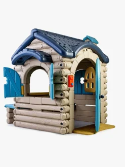 FEBER Casual Cottage Legehus med Lyd, Blå/Grå