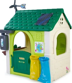 FEBER Eco Legehus, Grøn/Hvid