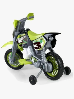FEBER Elmotorcykel til Motocross, Grøn/Sort