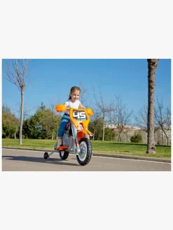 FEBER Elmotorcykel til Motocross, Orange/Sort