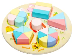 Fippla Træpuslespil Former 21 Brikker