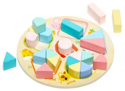 Fippla Træpuslespil Former 21 Brikker