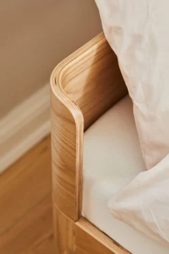 Flexa Juniorseng Afrundet Sengegavl, Eg