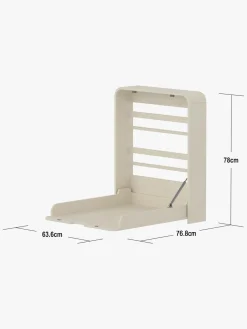 Flexa Nova Væghængt Puslebord, Cream