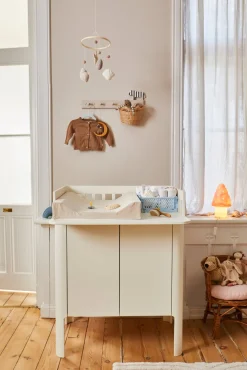 Flexa Pusleenhed med Ekstra Topplade, Cremehvid