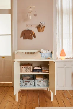 Flexa Pusleenhed med Ekstra Topplade, Cremehvid