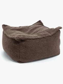 Furini Nila Puf Bouclé, Mørkebrun