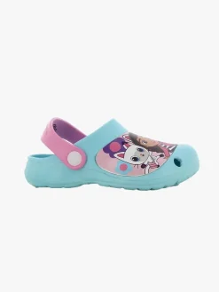 Gabby's Dollhouse Clogs, Turkish Blue/Fuchsia