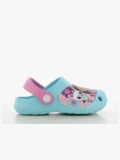 Gabby's Dollhouse Clogs, Turkish Blue/Fuchsia