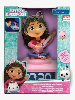 Gabby's Dollhouse Vækkeur med Natlampe 3D Design & Lydeffekter