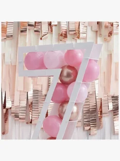 Ginger Ray Mosaic "7" Ballonstativ, Hvid