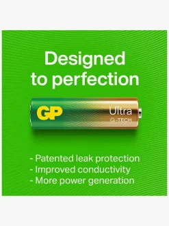 GP Ultra Alkaline G-TECH AAA/LR03 Batterier Svanemærket 24-Pak