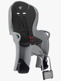 Hamax Kiss Cykelstol, Medium Grey/Black