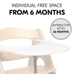 Hauck Arketa Click Højstolsbakke, White