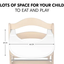 Hauck Arketa Click Højstolsbakke, White