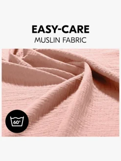 Hauck Cuddle N Clean Tæppe/ Stofble i Musselin 3-pak, Beige Dots/Cork/Beige