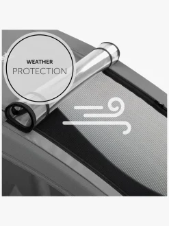 Hauck Dryk Duo Cykelanhænger, Grey