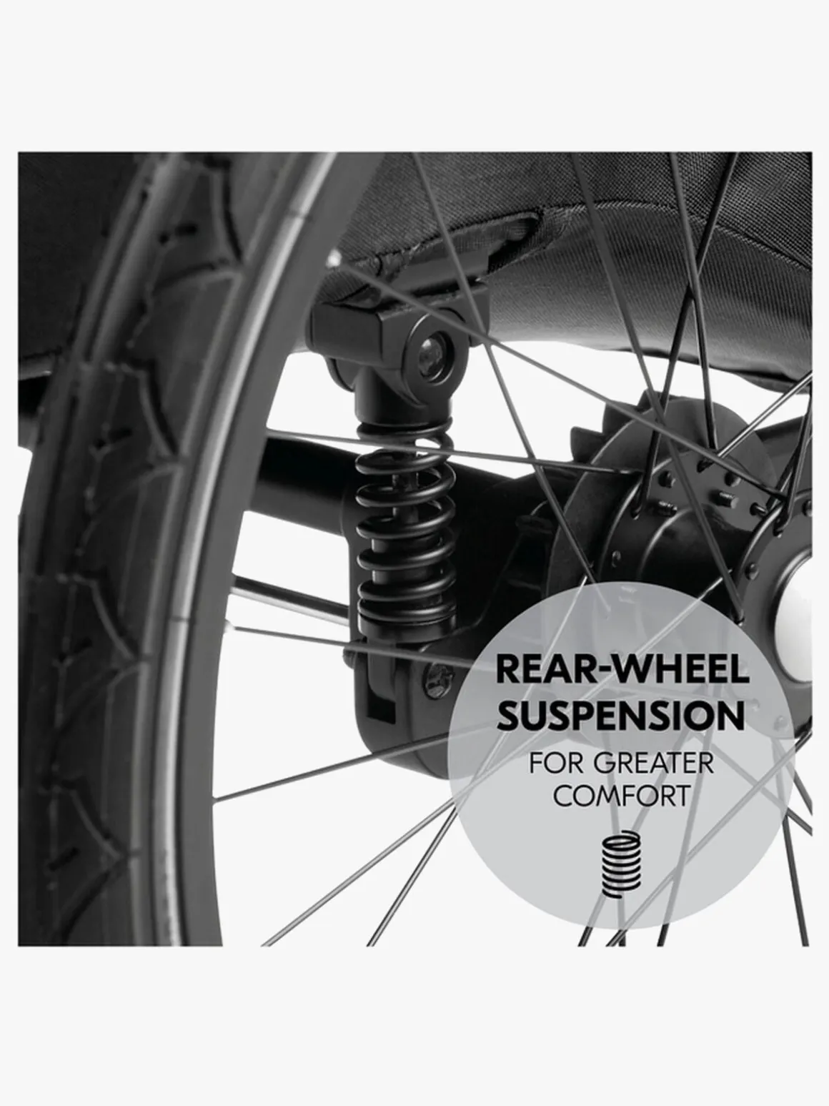 Hauck Dryk Duo Plus Cykelanhænger, Black