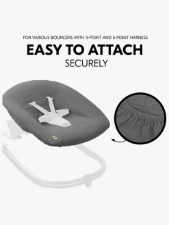 Hauck Skråstol Betræk Baby, Dark Grey