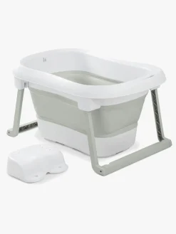 Hauck Wash N Fold Badekar L, White/Sage