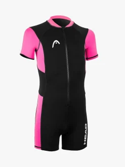 Head Våddragt Light Shorty Junior, Sort/Lyserød