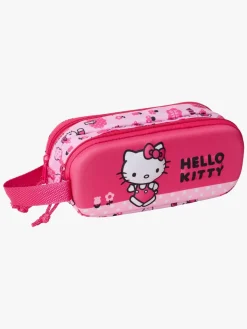 Hello Kitty 3D Dobbelt Penalhus, Pink