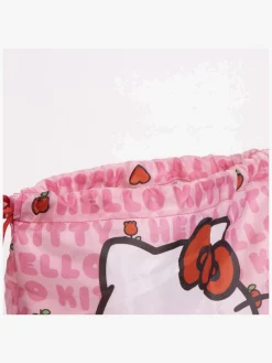 Hello Kitty Håndklæde Gymnastikpose & Kasket Sæt, Lyserød