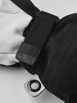 Hestra Army Leather Heli Ski Handsker, Sort