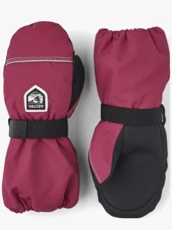 Hestra Kid's Wool Terry Vanter, Fuchsia