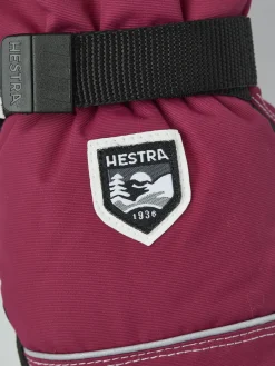 Hestra Kid's Wool Terry Vanter, Fuchsia
