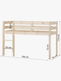 Hoppekids ECO Comfort  Halvhøj Højseng 70x160, Træ