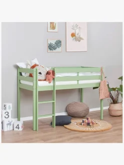 Hoppekids ECO Comfort  Halvhøj Højseng 70x160, Lysegrøn