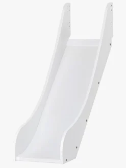 Hoppekids ECO Dream Halvhøj Seng med Rutsjebane og Stige 90x200, Hvid