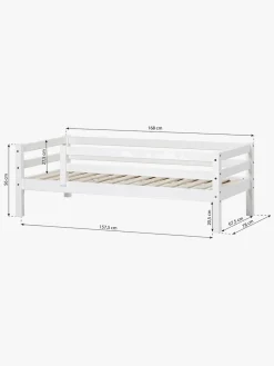 Hoppekids ECO Dream Juniorseng med Sengehest 70x160, Hvid