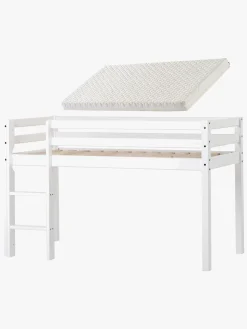 Hoppekids Halvhøj Seng med ECO Dream Madras 70x160, Hvid