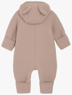 Huttelihut Ulddragt med Ører, Mahogany Rose