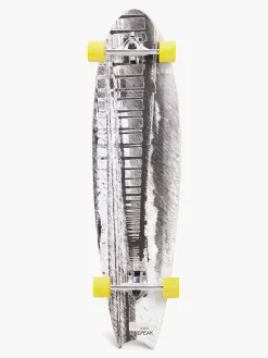 Impulse Longboard, Grå/Gul