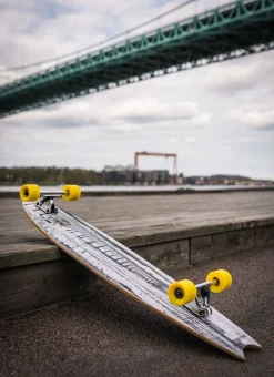 Impulse Longboard, Grå/Gul