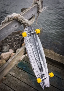 Impulse Longboard, Grå/Gul