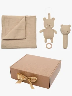 Jabadabado Teddy Tæppe Gavesæt, Beige