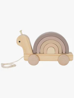 Jabadabado Træklegetøj Snegl med Regnbue