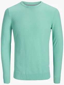 Jack & Jones Steam Crewneck Trøje, Aqua Sky