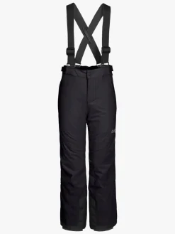 Jack Wolfskin Powder Mountain Overtræksbukser, Black