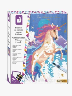 Janod Paint By Numbers Akvarelsæt Enhjørning