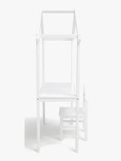 JLY  Huset Skrivebord med Stol, Hvid