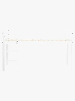 JLY PIRAT Dream Juniorseng m. Sengegardin & Madras 90x190, Hvid