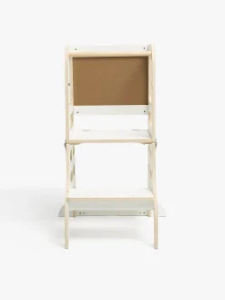 JLY SAGA Læringstårn med Kridttavle, Hvid