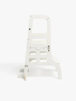 JLY SAGA Læringstårn med Kridttavle, Hvid